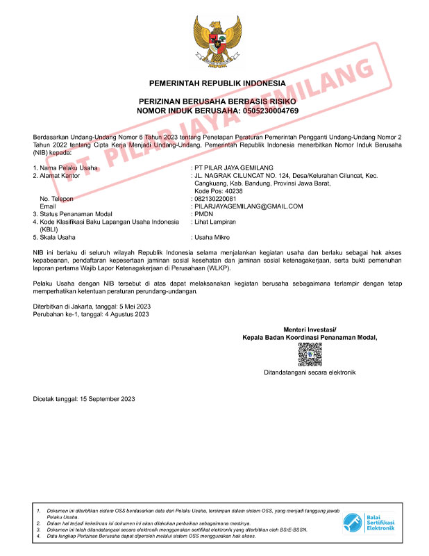 Menteri Investasi
